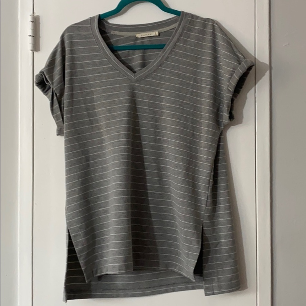 Grey & White Ellison T-Shirt